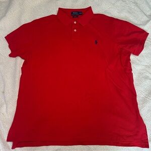 Ralph Lauren Men's Classic Red Polo Shirt